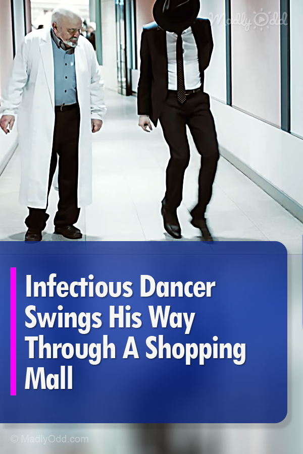 Infectious Dancer Swings His Way Through A Shopping Mall