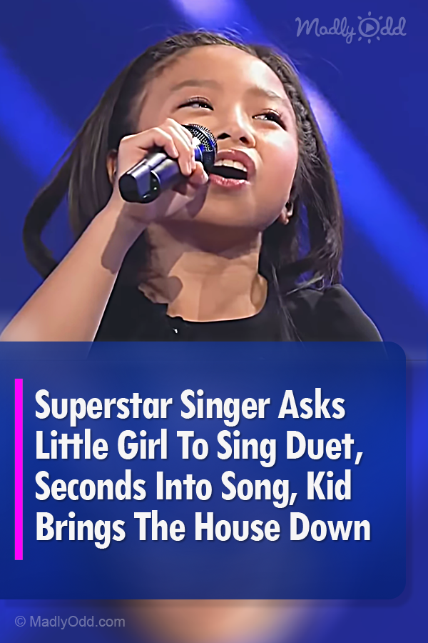 Superstar & Child Prodigy Sing Duet That Brings The House Down
