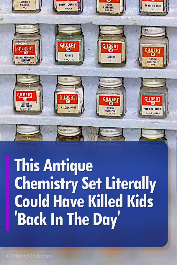 This Antique Chemistry Set Literally Could Have Killed Kids \'Back In The Day\'