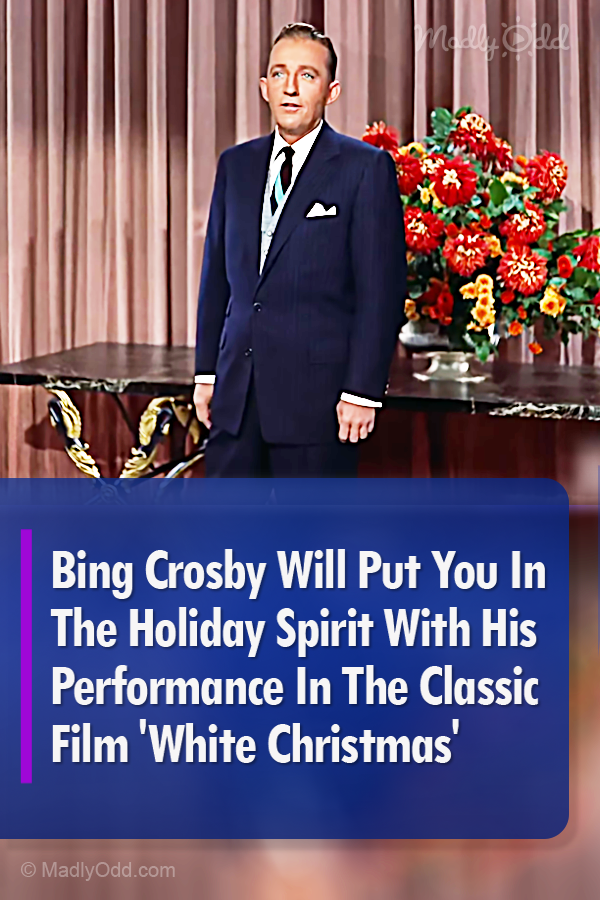 Bing Crosby Graces Us With His Performance In The Classic Film \'White Christmas\'