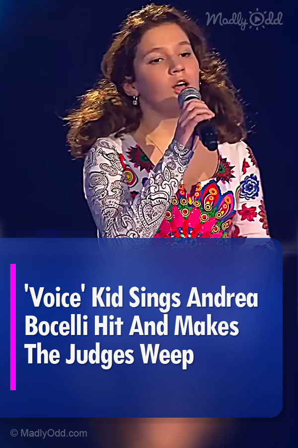 \'Voice\' Kid Sings Andrea Bocelli Hit And Makes The Judges Weep