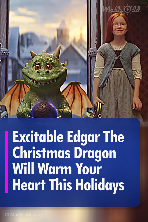 Excitable Edgar The Christmas Dragon Will Warm Your Heart This Holidays