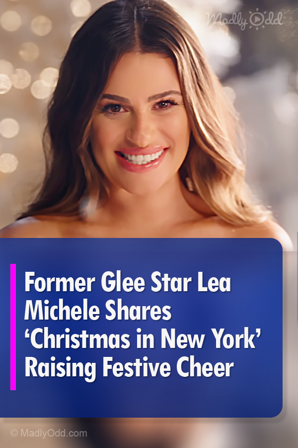 Former Glee Star Lea Michele Shares ‘Christmas in New York’ Raising Festive Cheer