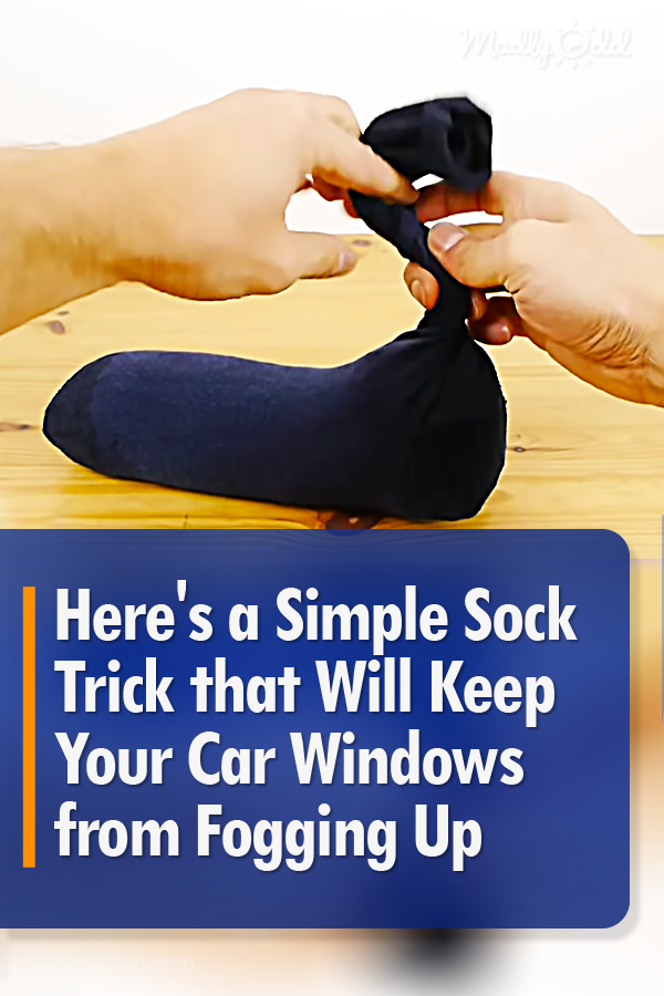 Here\'s a Simple Sock Trick that Will Keep Your Car Windows from Fogging Up