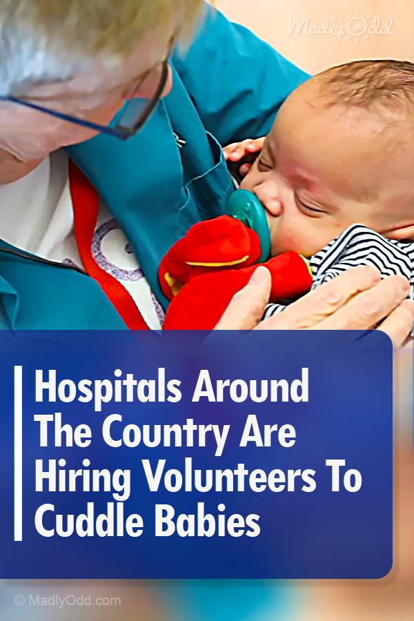 Hospitals Around The Country Are Hiring Volunteers To Cuddle Babies