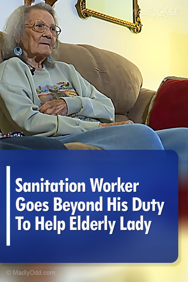 Sanitation worker goes beyond his job to help Senior