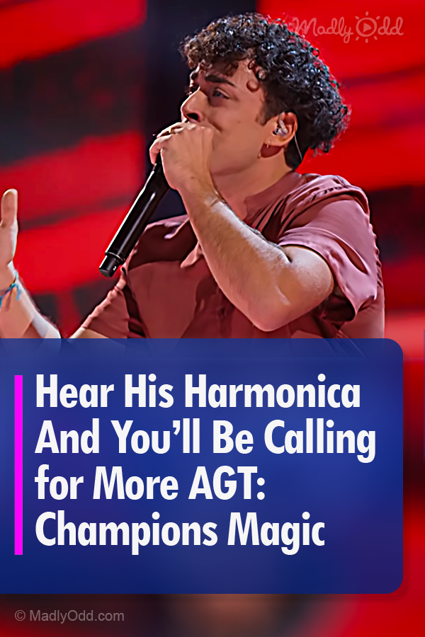 Hear His Harmonica And You’ll Be Calling for More AGT: Champions Magic