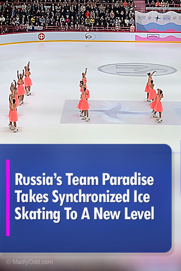 Russia’s Team Paradise Takes Synchronized Ice Skating To A New Level