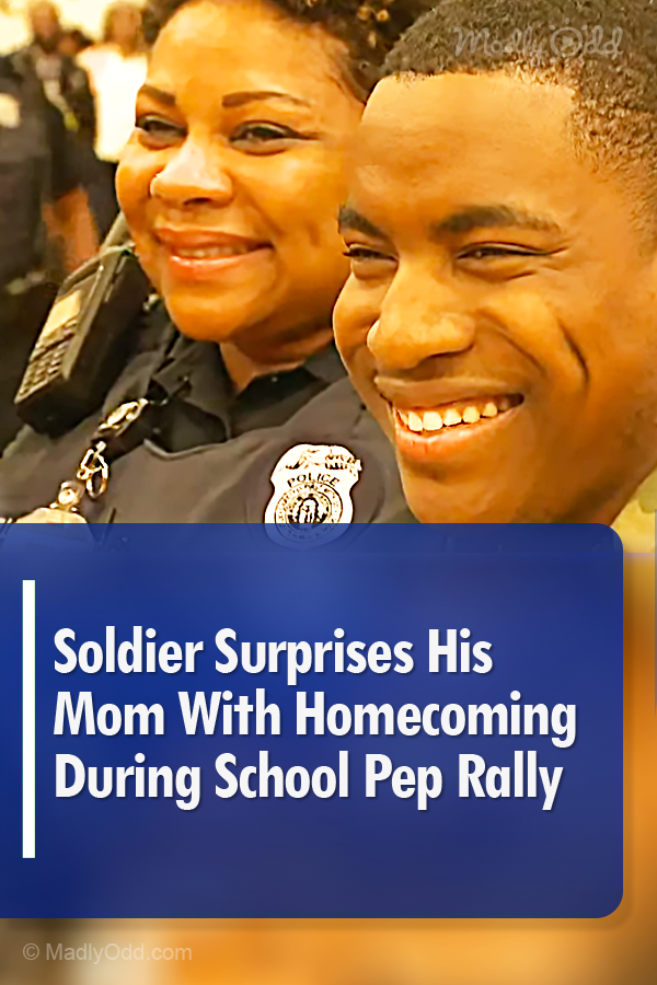 Soldier Surprises His Mom With Homecoming During School Pep Rally