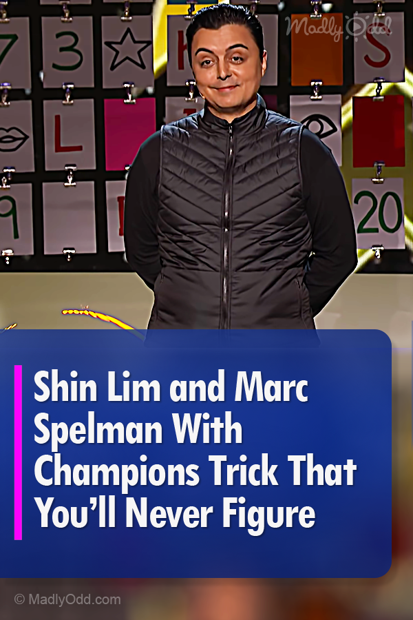 Shin Lim and Marc Spelman With Champions Trick That You’ll Never Figure