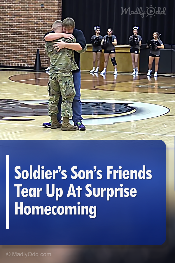Soldier’s Son’s Friends Tear Up At Surprise Homecoming