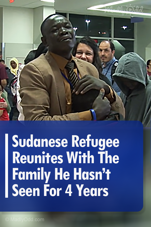 Sudanese Refugee Reunites With The Family He Hasn’t Seen For 4 Years