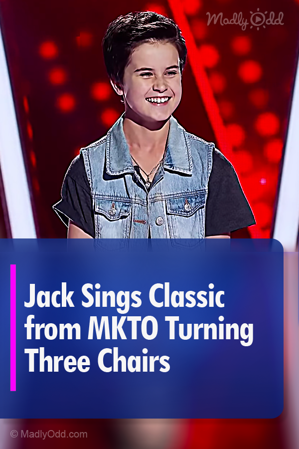 Jack Sings Classic from MKTO Turning Three Chairs