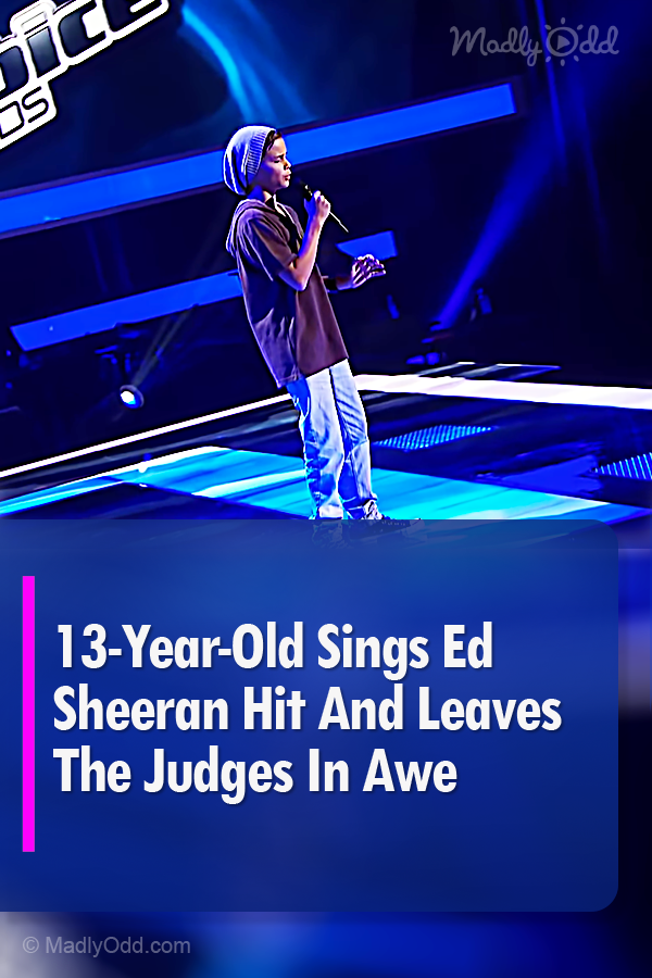 13-Year-Old Sings Ed Sheeran Hit And Leaves The Judges In Awe