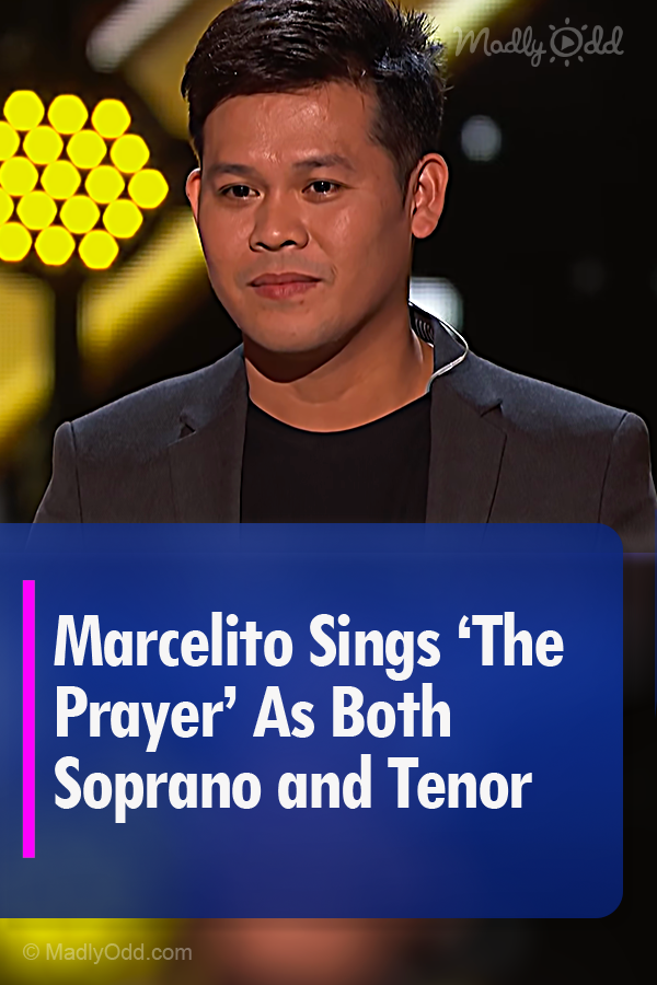 Marcelito Sings ‘The Prayer’ As Both Soprano and Tenor