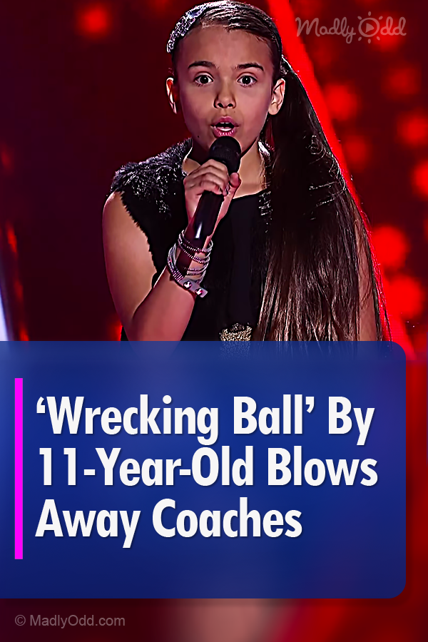 ‘Wrecking Ball’ By 11-Year-Old Blows Away Coaches
