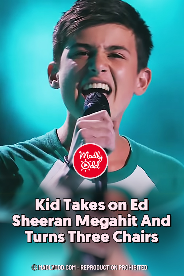 Kid Takes on Ed Sheeran Megahit And Turns Three Chairs