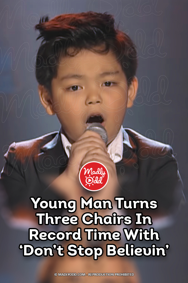 Young Man Turns Three Chairs In Record Time With \'Don\'t Stop Believin\'