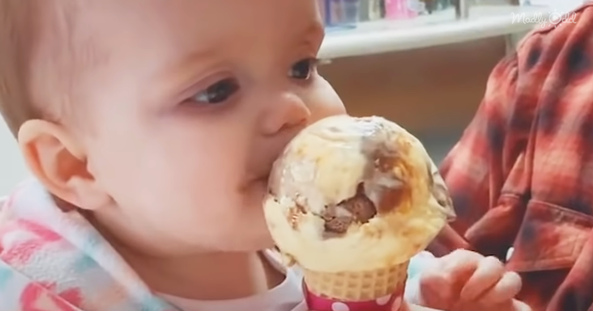 This Baby’s Reaction To Her First Taste Of Ice Cream Is Hilarious
