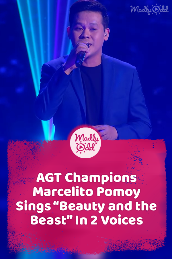 AGT Champions Marcelito Pomoy Sings “Beauty and the Beast” In 2 Voices