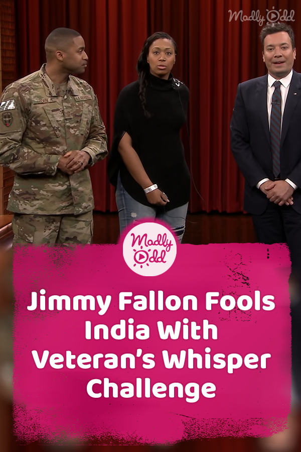 Jimmy Fallon Fools India With Veteran’s Whisper Challenge