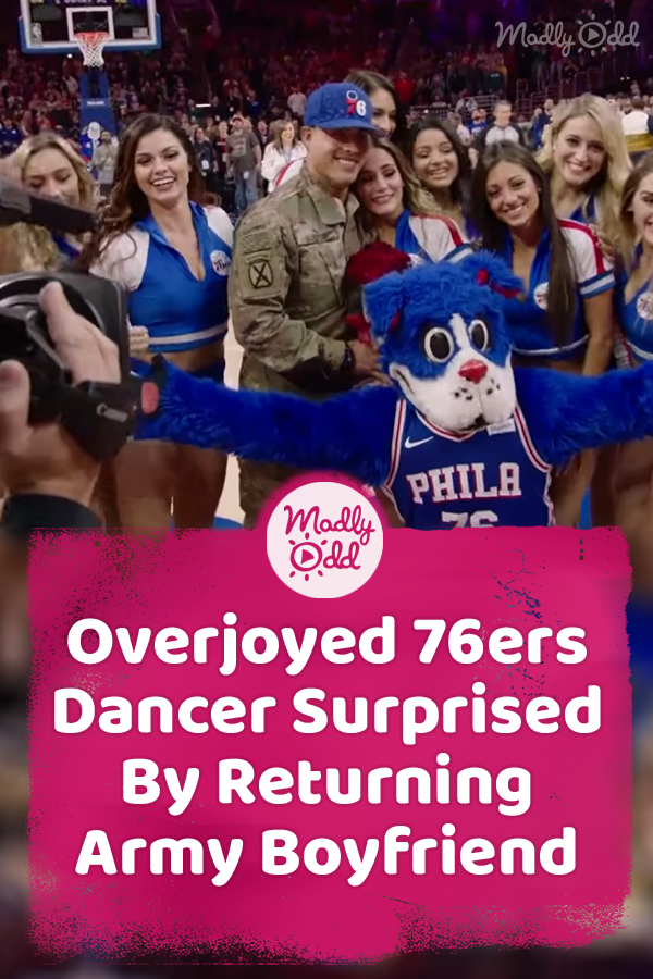 Overjoyed 76ers Dancer Surprised By Returning Army Boyfriend