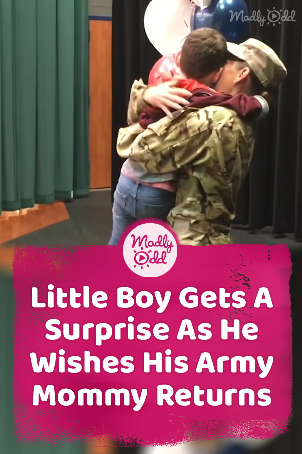 Little Boy Gets A Surprise As He Wishes His Army Mommy Returns