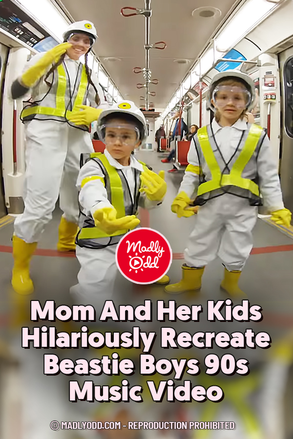 Mom And Her Kids Hilariously Recreate Beastie Boys 90s Music Video