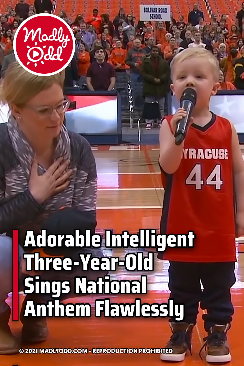 Adorable Intelligent Three-Year-Old Sings National Anthem Flawlessly