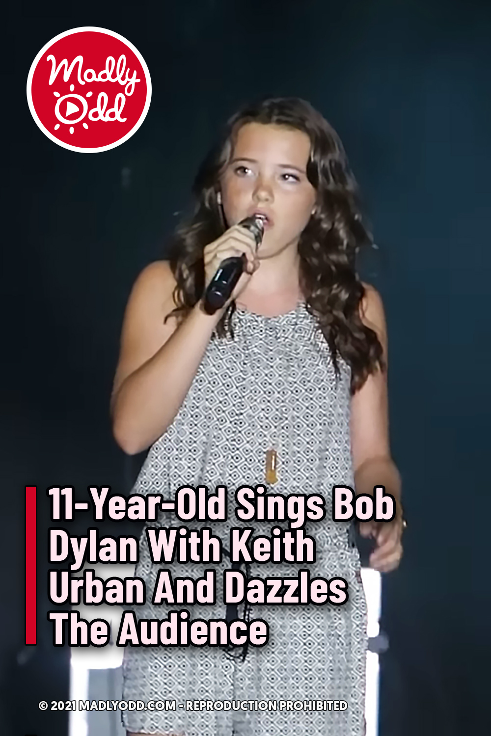 11-Year-Old Sings Bob Dylan With Keith Urban And Dazzles The Audience