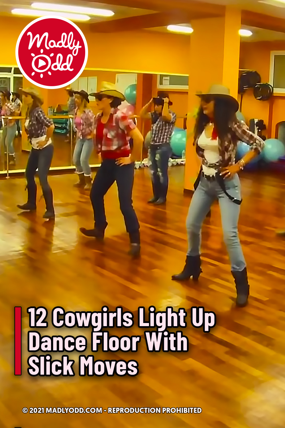 12 Cowgirls Light Up Dance Floor With Slick Moves