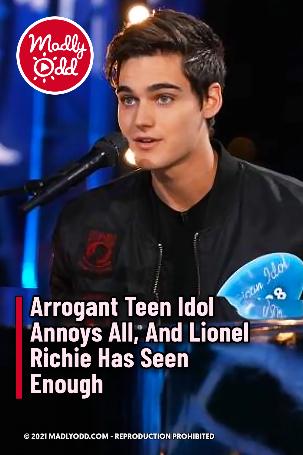Arrogant Teen Idol Annoys All, And Lionel Richie Has Seen Enough