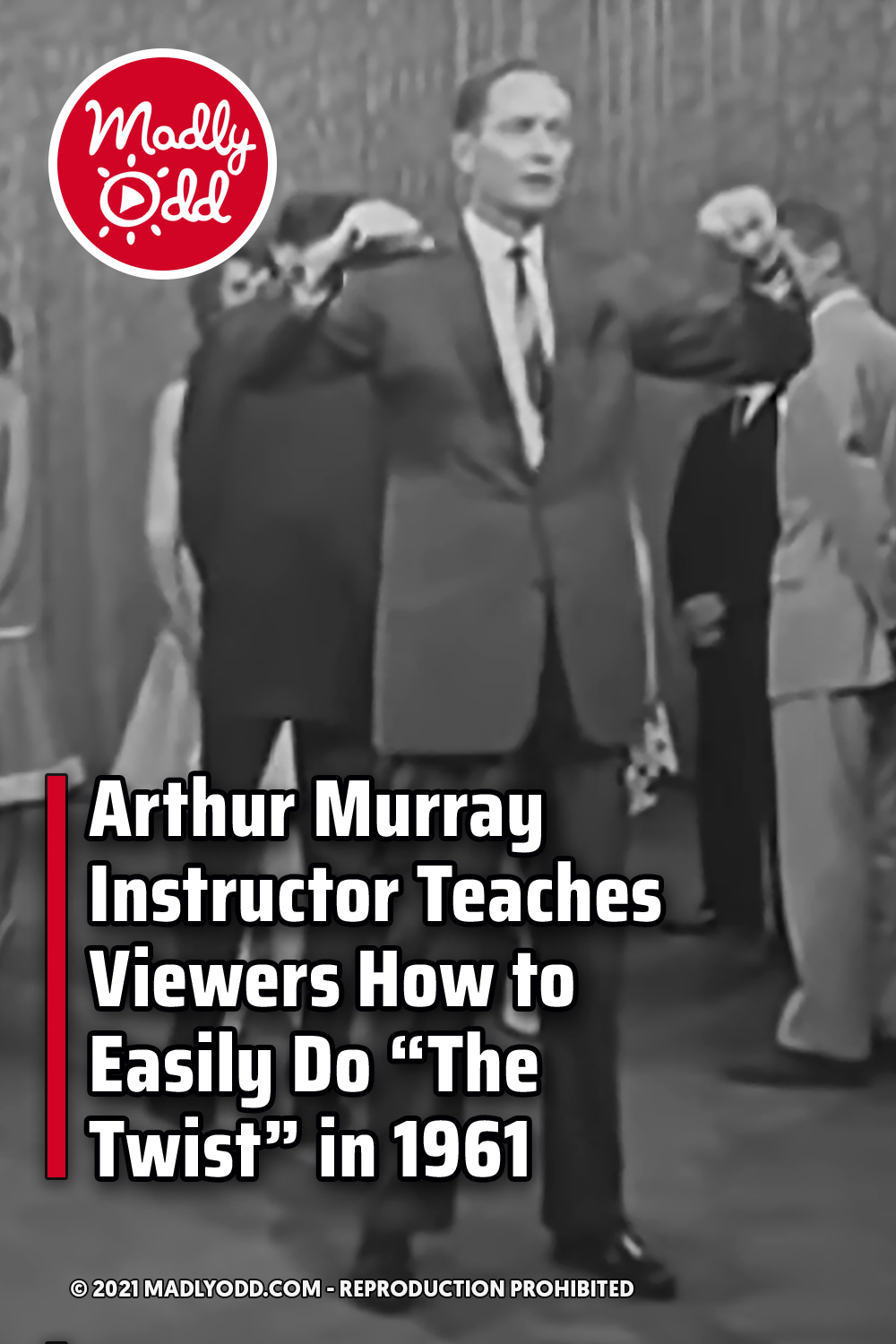 Arthur Murray Instructor Teaches Viewers How to Easily Do “The Twist” in 1961