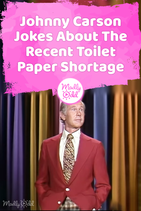 PINB 4546 Johnny Carson Jokes About The Recent Toilet Paper Shortage