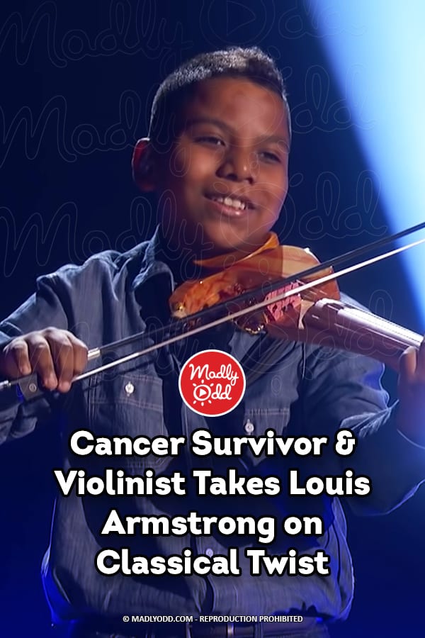 Cancer Survivor & Violinist Takes Louis Armstrong on Classical Twist