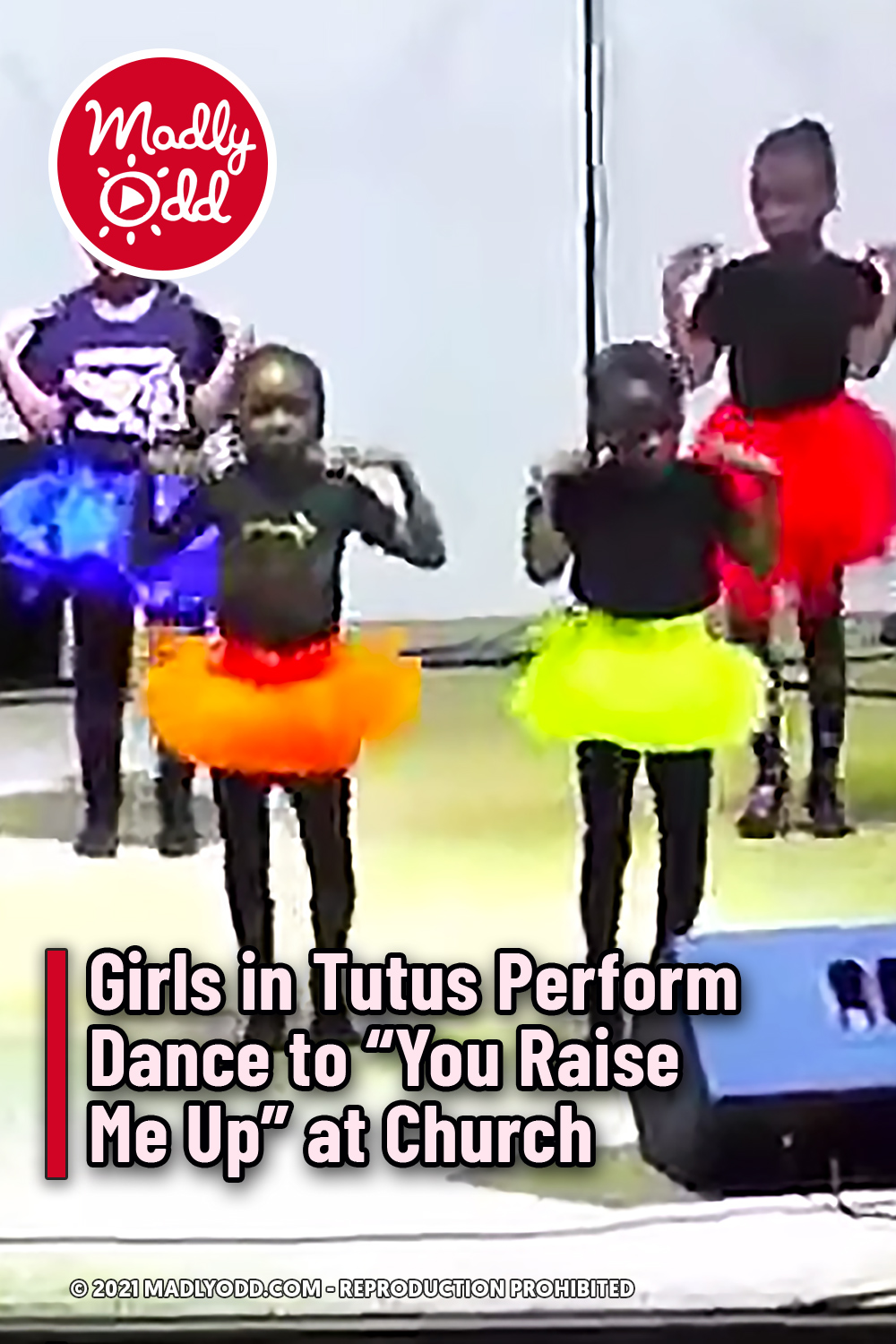 Girls in Tutus Perform Dance to “You Raise Me Up” at Church