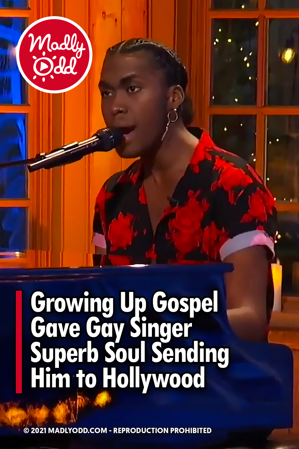 Growing up gospel gave gay singer superb soul sending him to Hollywood