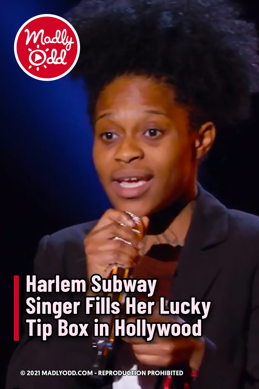 Harlem Subway Singer Fills Her Lucky Tip Box in Hollywood
