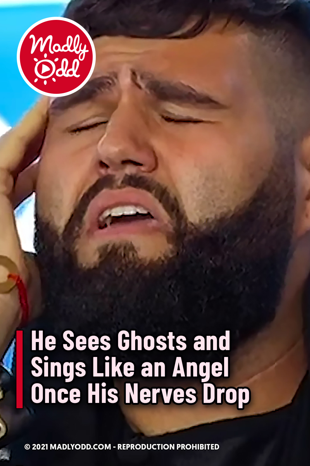 He Sees Ghosts and Sings Like an Angel Once His Nerves Drop
