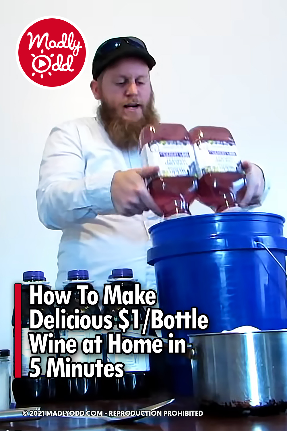 How To Make Delicious $1/Bottle Wine at Home in 5 Minutes