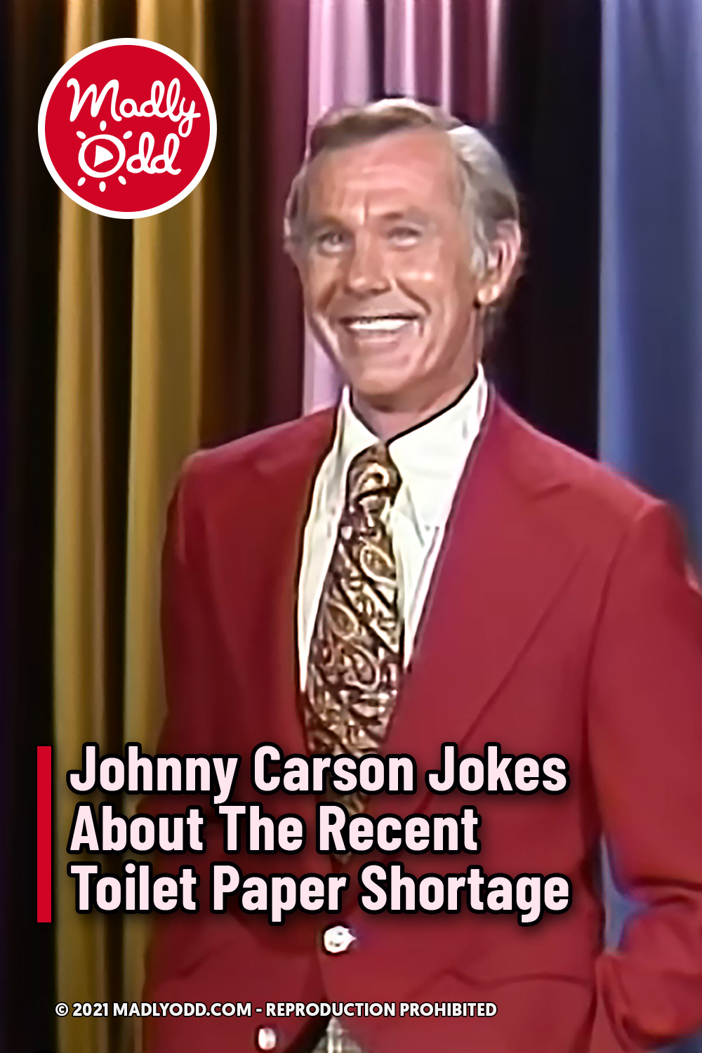 Johnny Carson Jokes About The Recent Toilet Paper Shortage