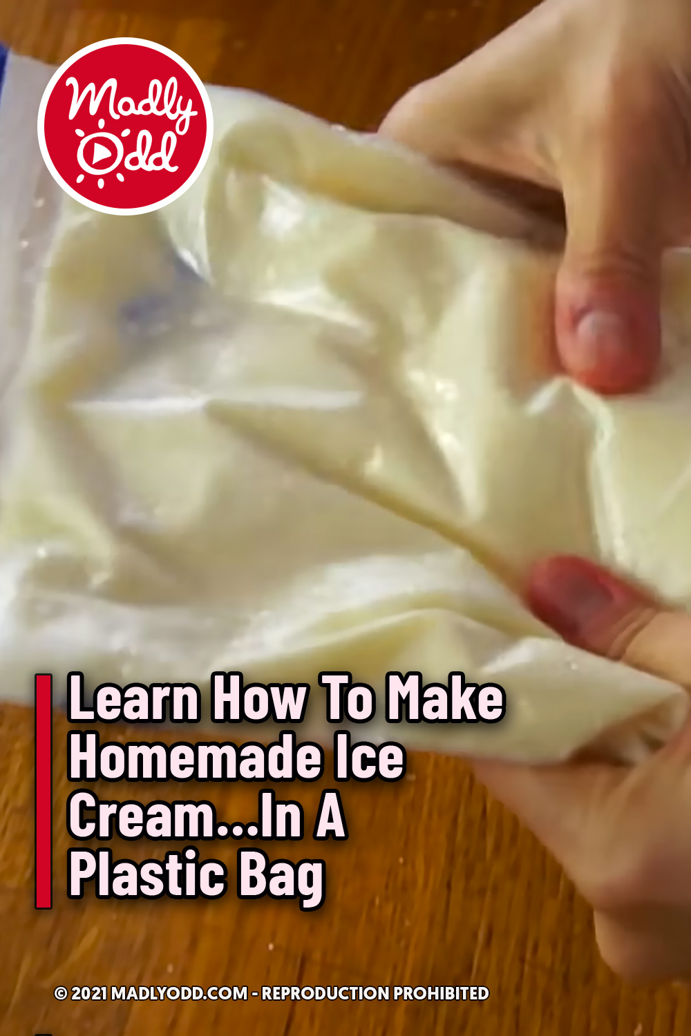 Learn How To Make Homemade Ice Cream...In A Plastic Bag