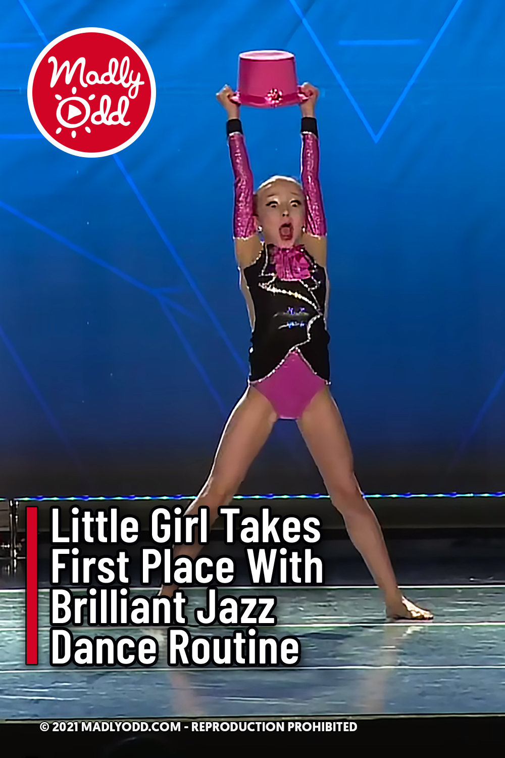 Little Girl Takes First Place With Brilliant Jazz Dance Routine