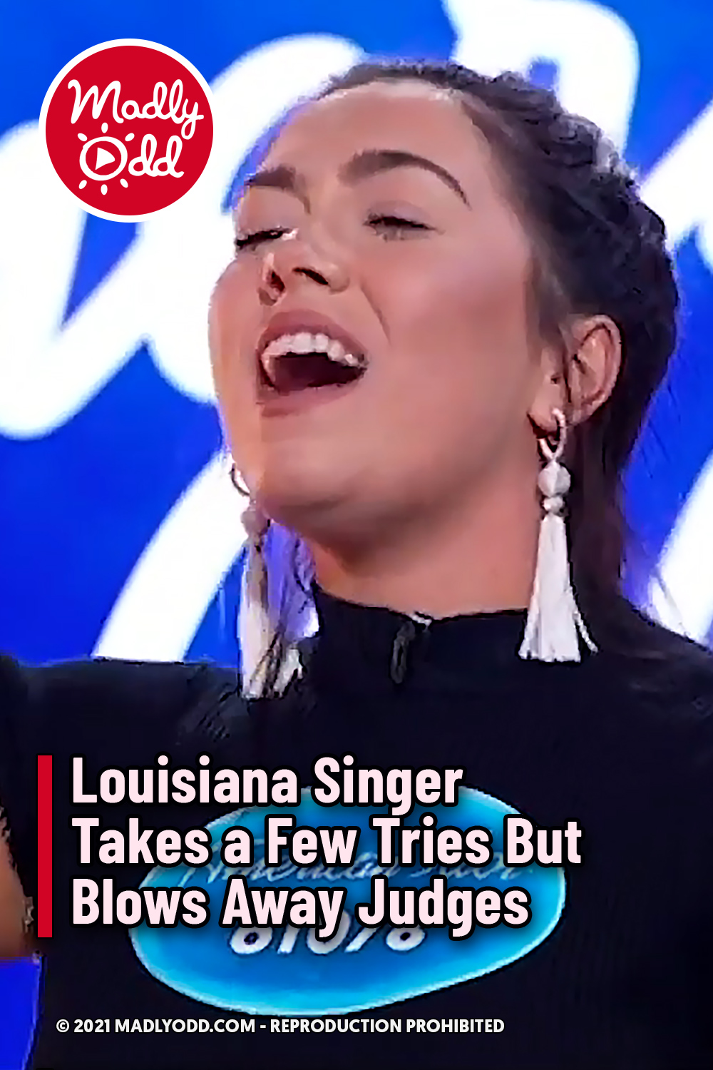 Louisiana Singer Takes a Few Tries But Blows Away Judges