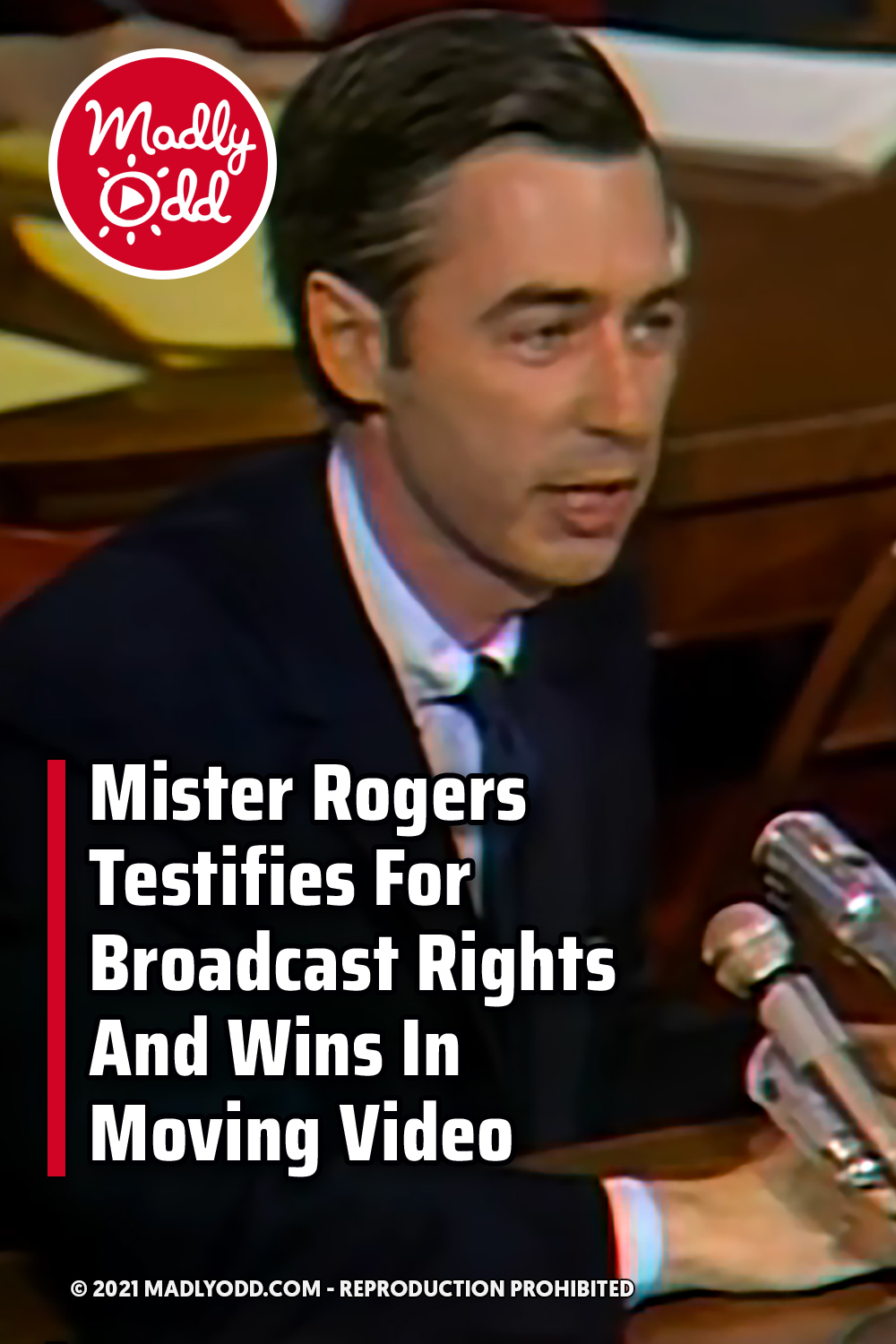Mister Rogers Testifies For Broadcast Rights And Wins In Moving Video