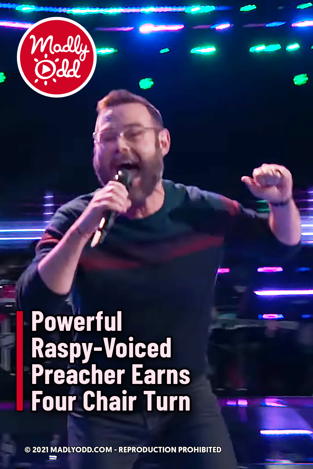 Powerful Raspy-Voiced Preacher Earns Four Chair Turn