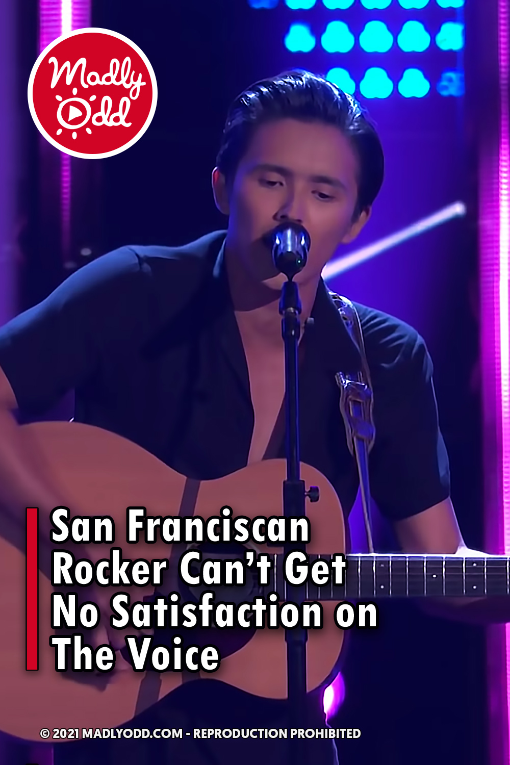 San Franciscan Rocker Can’t Get No Satisfaction on The Voice