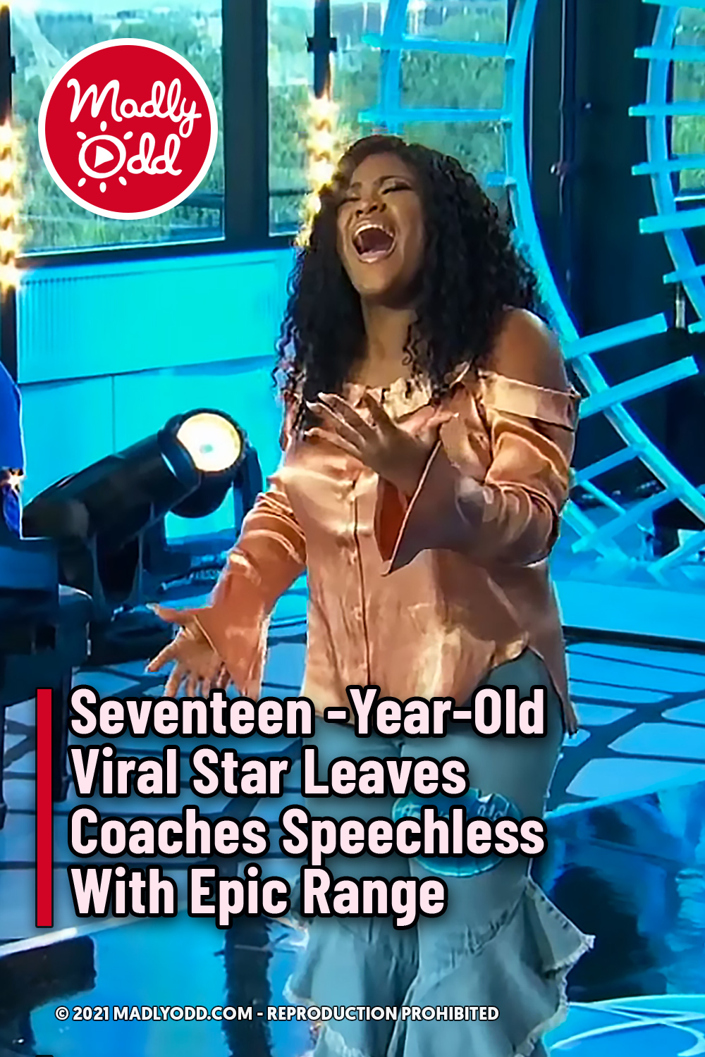 Seventeen -Year-Old Viral Star Leaves Coaches Speechless With Epic Range