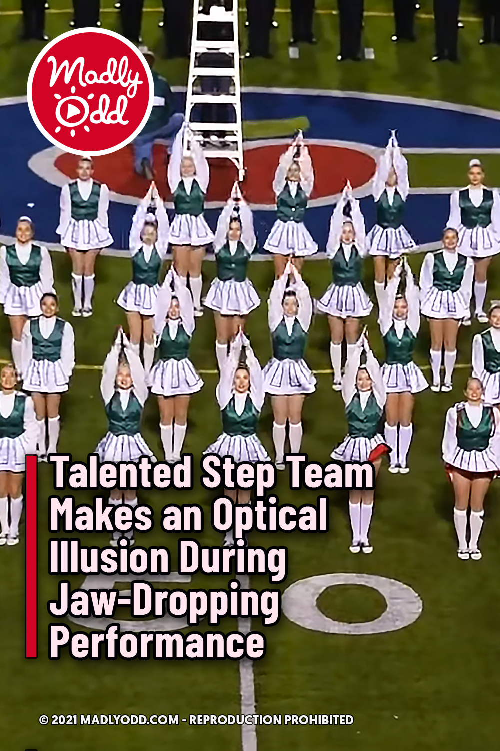 Talented Step Team Makes an Optical Illusion During Jaw-Dropping Performance