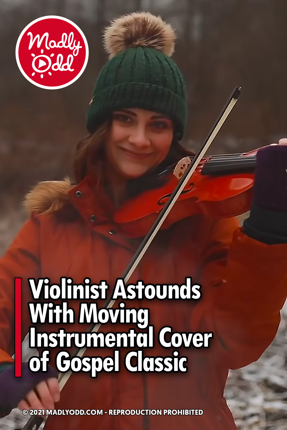 Violinist Astounds With Moving Instrumental Cover of Gospel Classic